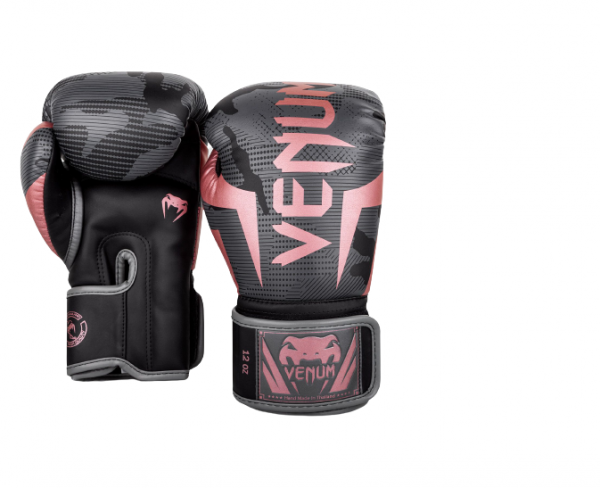 Venum Boxhandschuhe Elite Pink/Gold Metallic